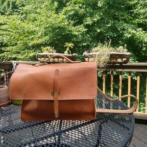 BILLYKIRK leather satchel / briefcase / laptop / messenger bag - new